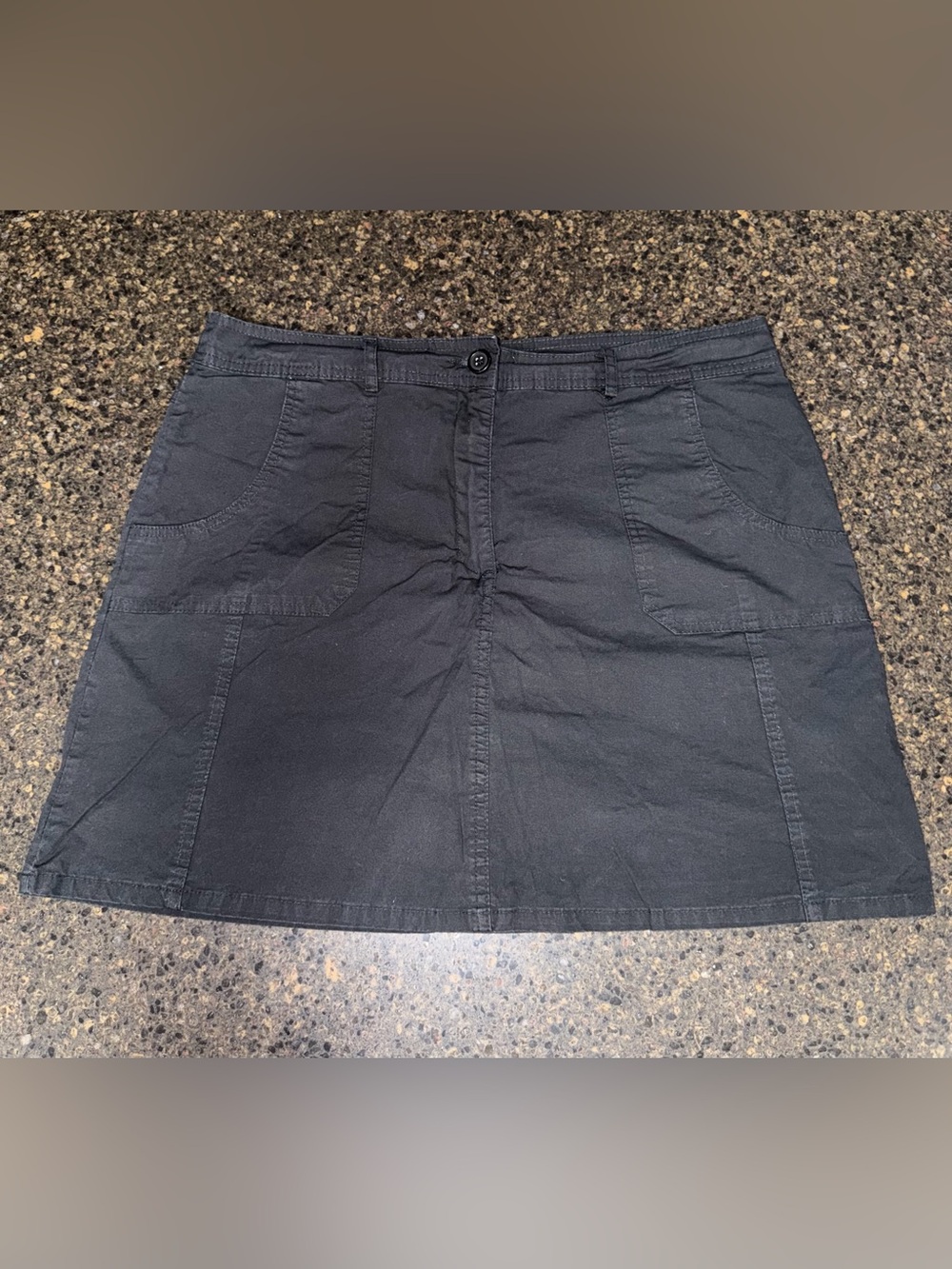 White Stag Black School Uniform Dress Casual Girls Juniors Skort Skirt Shorts
